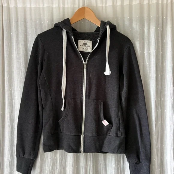 Reflex Gray Textured Hoodie - Picture 1 of 4
